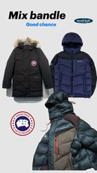 Mix bandle Canada goose and Montbell jackets