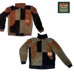 upcycled Corduroy Patchwork Jacket