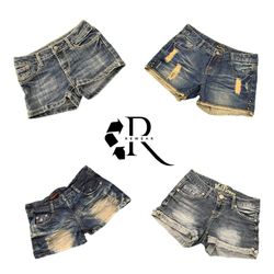 Y2K NYC IT Girl Denim Shorts RW-2421