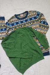 Lacoste V-Neck and Crewneck Sweaters