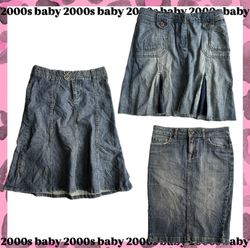 Lizzie McGuire Denim long skirts-225