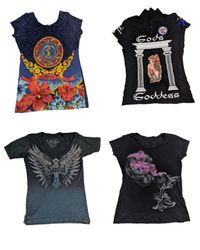Women y2k vintage Printed T-Shirts (TR-1068)