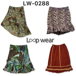 Y2K Boho Tiered Floral & Paisley Skirts