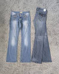 ***Y2K Trendy Flare Denim Jeans