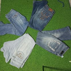 VIGOSS WALLFLOWER E OUTRAS MARCAS DE CALÇAS JEANS ..