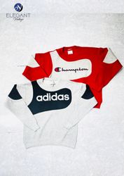 Upcycled Puma & Mix Branded Sweatshirt - EVR0442