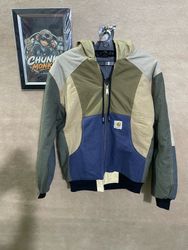 Upcycled Carhartt hooded jacket 🐒