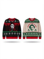 (FV-2734)    Mélange de tricots graphiques de Noël..