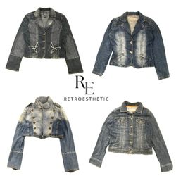 Y2K NYC IT GIRL DENIM JACKET RE-3816