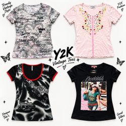 T-shirts de mode pour femmes Y2K