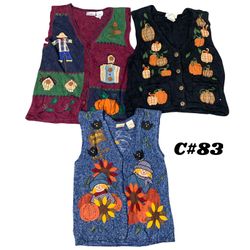 Super vintage Halloween Sweaters (Tiara, Bobbi Bro..