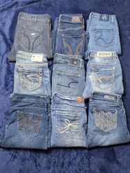 Y2K Embroidered & Embellished Flared jeans