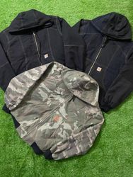 Upcycle Carhartt hoodie jacket