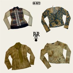 Y2k Desert Vibe Maglia a Manica Lunga (AA-1672)