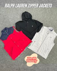 🔴 Ralph Lauren Zipper Jackets - (19/10)