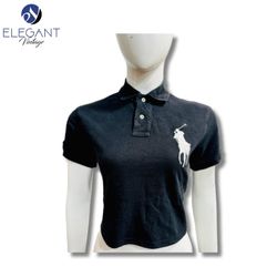 TOP CROPPED UPCYCLED Ralph Lauren Polo - EVR0048