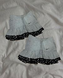 Upcycled Nike Patch Flare Skirt