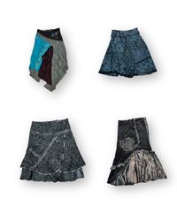 Y2K gothic maxi skirt