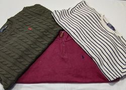 Ralph Lauren Sweaters – 1/4 Zip, Cable Knit, Round..