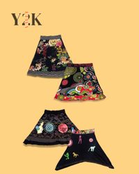 Y2K Vintage Patchwork Skirt Bundle (Yv-826)
