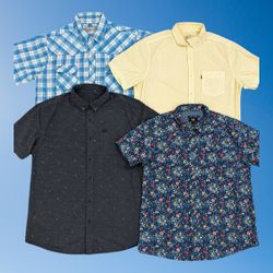 Mix branded button up shirt