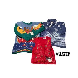 Wholesale Vintage Christmas Sweaters Bundle | 10pc..