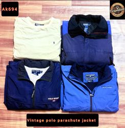 Vintage polo parachute jacket ak694