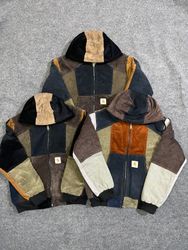 Upcycled Carhartt Corduroy Hoodie