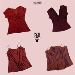 Y2k Cherry Red Mix Tops (AA-1401)