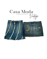 300726-14 Denim mini skirts 15 pcs