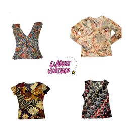 Colorful Patchwork Floral Top (MH-082)