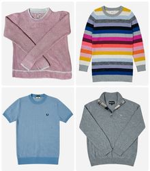 Fred Perry+Barbour & other Knitwear’s 🔥