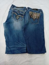 CR10374 Vintage Miss Me & Rock Revival Flare and S..