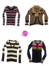 Y2K signature knitwear