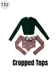 YW-30/ y2k womens crooped tops