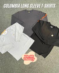Columbia Long Sleeve T-Shirts - (01/08)
