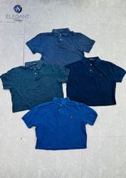 UPCYCLED Cropped Polo T-Shirts - EVR0625