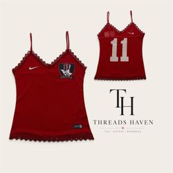 Upcycled Sport Jersey Top – Handmade Statement Pie..