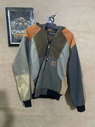 Upcycled Carhartt hooded jacket 🐒
