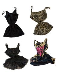 Y2K Black And Red Rose Print Cami Tops-ST-222