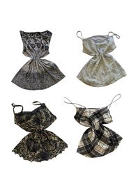 Y2K Indie Dark Camisoles-ST-305