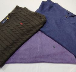 Ralph Lauren Sweaters – 1/4 Zip, Cable Knit, Round..