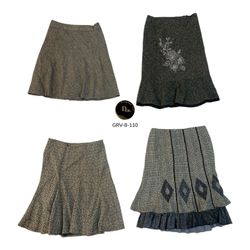 Women’s Wool Long Skirt – Premium Warm Fit Y2K Vin..