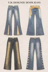 Sélection de jeans flare embellis