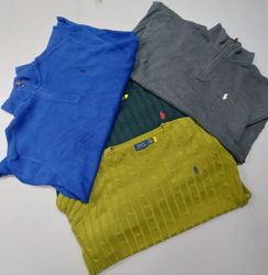 Ralph Lauren Sweaters – 1/4 Zip & Cable Knit – Gra..