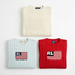 Ralph Lauren USA flag Sweaters