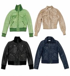 Premium Women's Vintage Y2K Leather Jacket Bundle ..