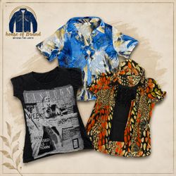 Mixed Short Sleeve Tops