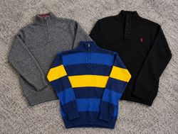 Polo Ralph Lauren 1/4 Reißverschluss Strickpullove..