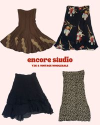 Y2K Grunge Girl Midi Skirts (ES#56)